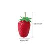 10pcs Realistic Artificial Strawberry Simulations Fruit Model Fake Strawberry Display Props Kitchen Parties Home Decors