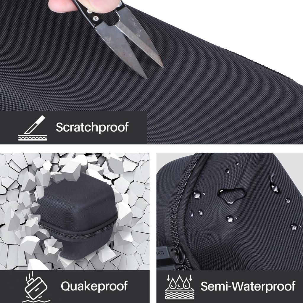 Lebakort Storage Case Compatible with Zoom H6 Essential and H5 Studio Handy Recorders