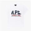 Apesse Cohbu M26442 Aab White Label Vintage Print Common Short Sleeve Tee
