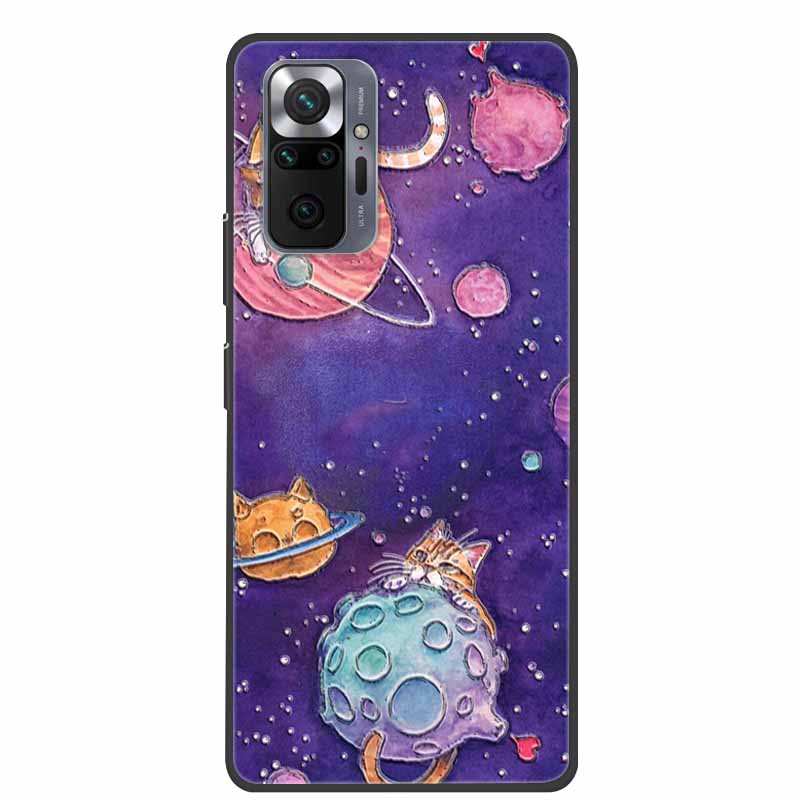 Чехол для телефона Redmi Note 10 Pro, 3D тиснение цветами, задняя крышка для Xiaomi Redmi Note 10S 10 4G 5G, силиконовый мягкий чехол-накладка с цветочным узором