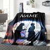 Customizable Addams Family Wednesday6 Throw Blanket – Personalized Name, All-Season Cozy Snug Blanket, Machine Washable, Personalized Blanket