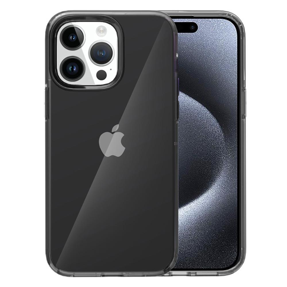 AMORUS For iPhone 15 Pro Case Soft TPU Hard PC Back Shockproof Phone Cover