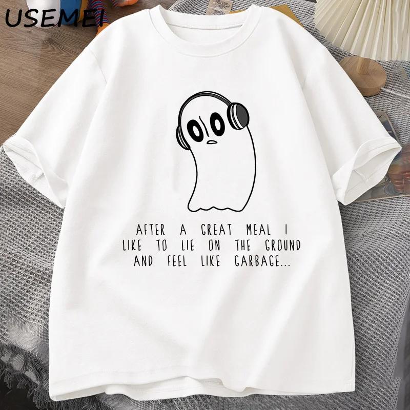 Napstablook Galaxy Undertale Музыкальная футболка Мужская летняя хлопковая футболка с короткими рукавами Повседневная футболка с круглым вырезом Мужская уличная одежда
