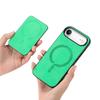 Для iPhone Air Магнитный чехол Съемный карман для карт Кожаная задняя крышка с подставкой