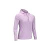 Under Armour Letter Print Casual Hooded Long Sleeve Jacket Women Jackets Purple 1377043-543