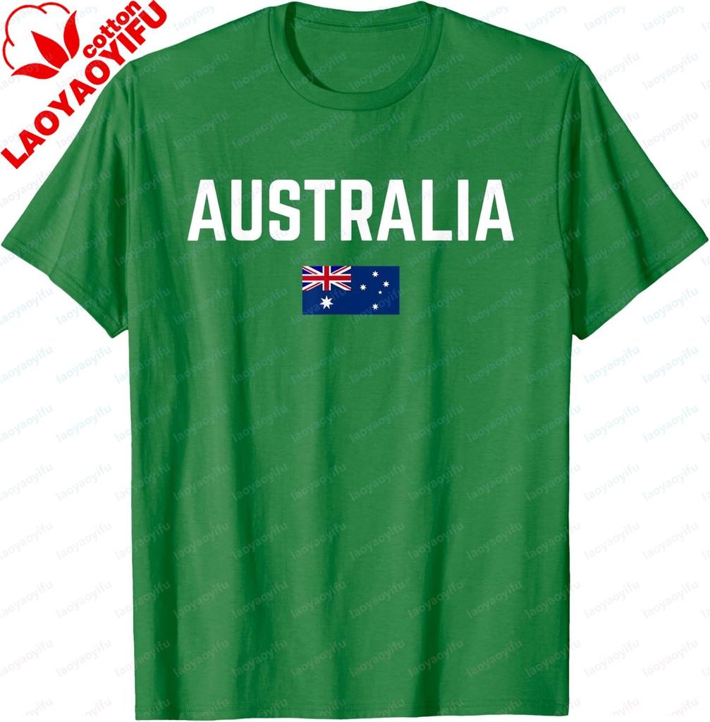 For Australian Flag Day Tshirt Unisex And Unisex Short Sleeves Breathable And Comfortable Cotton Personalized Clothing