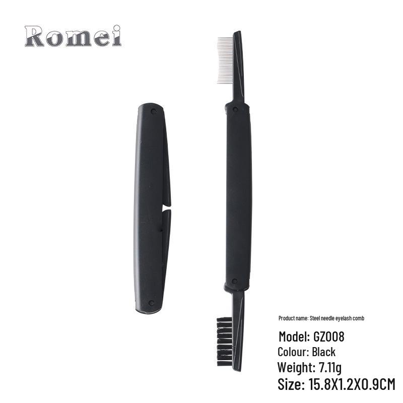 Инструмент-расческа для бровей и ресниц с иглой из нержавеющей стали