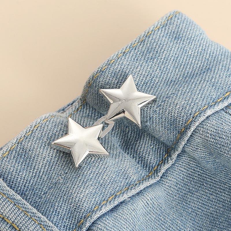 Затягивающий талию зажим для брюк, зажим для регулировки талии, застежка для уменьшения талии, пуговицы-броши для украшения одежды NK001