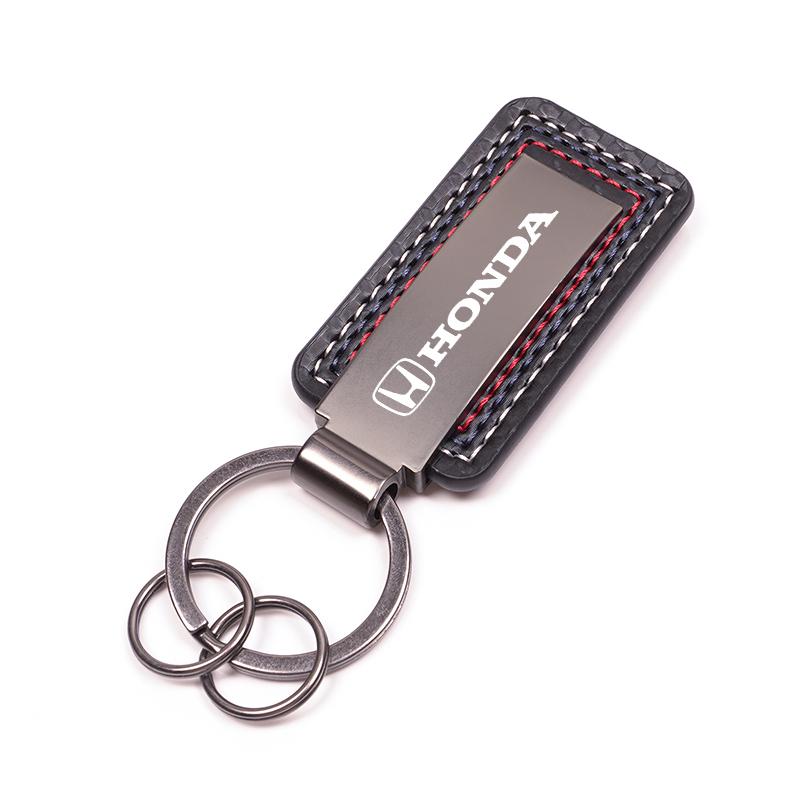 OBTLU1 Metal Car Key Ring Chain Keychain Buckle Pendant Gifts For Honda Civic Accord Fit CRV Jazz Odyssey Insight Legend HRV