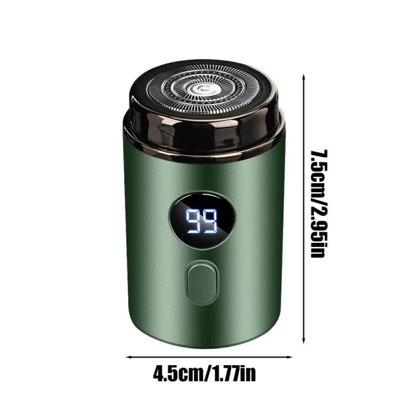 Электрическая мини-бритва, перезаряжаемая, для мытья всего тела, для путешествий, в автомобиле, портативная мужская бритва, безболезненный беспроводной триммер, нож для лица и бороды