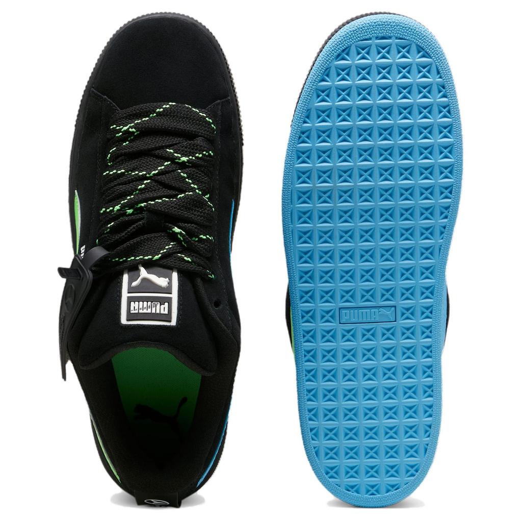 Puma Mercedes-AMG Petronas F1® Suede XL Neon Fashion Versatile Low-Top Sneakers Unisex Sneakers Black 308582-01