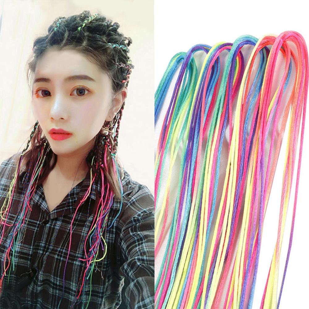 thread Woven Rope Webbing Hair Styling Tool DIY Hair Accessories Twist Knitting Braided Hair Rope