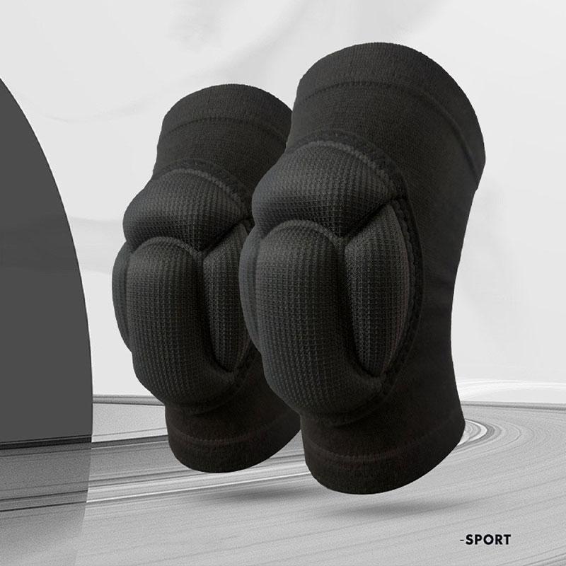 1 пара защитных наколенников, утолщенная защита, спортивные эластичные наколенники для защиты от столкновений, защита колена для фитнеса, баскетбола, волейбола