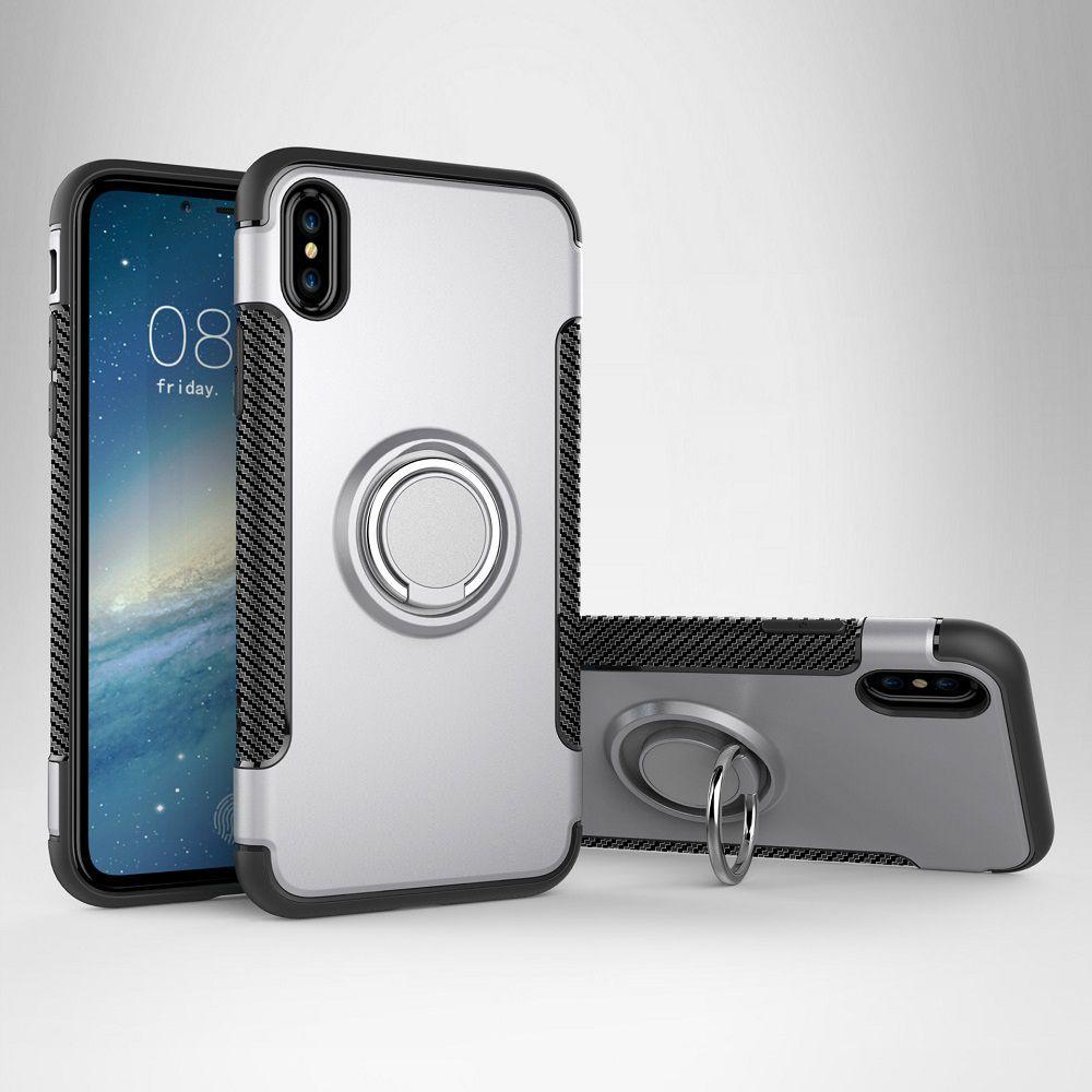 Hybrid Armor Hard Protective Case Rugged Shockproof Ring Holder Cover Kickstand