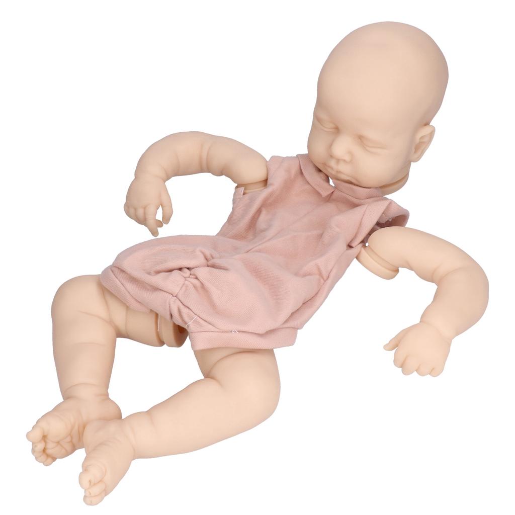 20 Inch Reborn Doll Set Realistic Baby Doll Full Body Lifelike DIY Unfinished Doll Kit