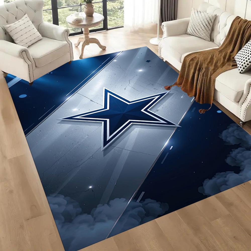 Dallas Area Rug Suitable for Balcony Kitchen Living Rooms Study room Anti-slip Rug Decorate Offices Gift for Festivals