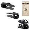 IDEBOX Set of 5 Magic Shoe Racks - Plastic - Black