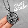 Retro Vintage Virgin Mary Christian Jesus God Pendant Necklace Chain Unisex Men Women Fashion Gothic Amulet Talisman Jewelry Party Gift
