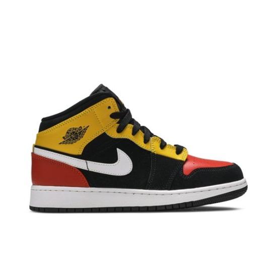 Air Jordan 1 Mid SE GS Amarillo Team Оранжевый BQ6931-087