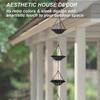 Weather Resistant Rain Chain for Gutters Japanese Style Eaves Water Drainage Chain  Villa