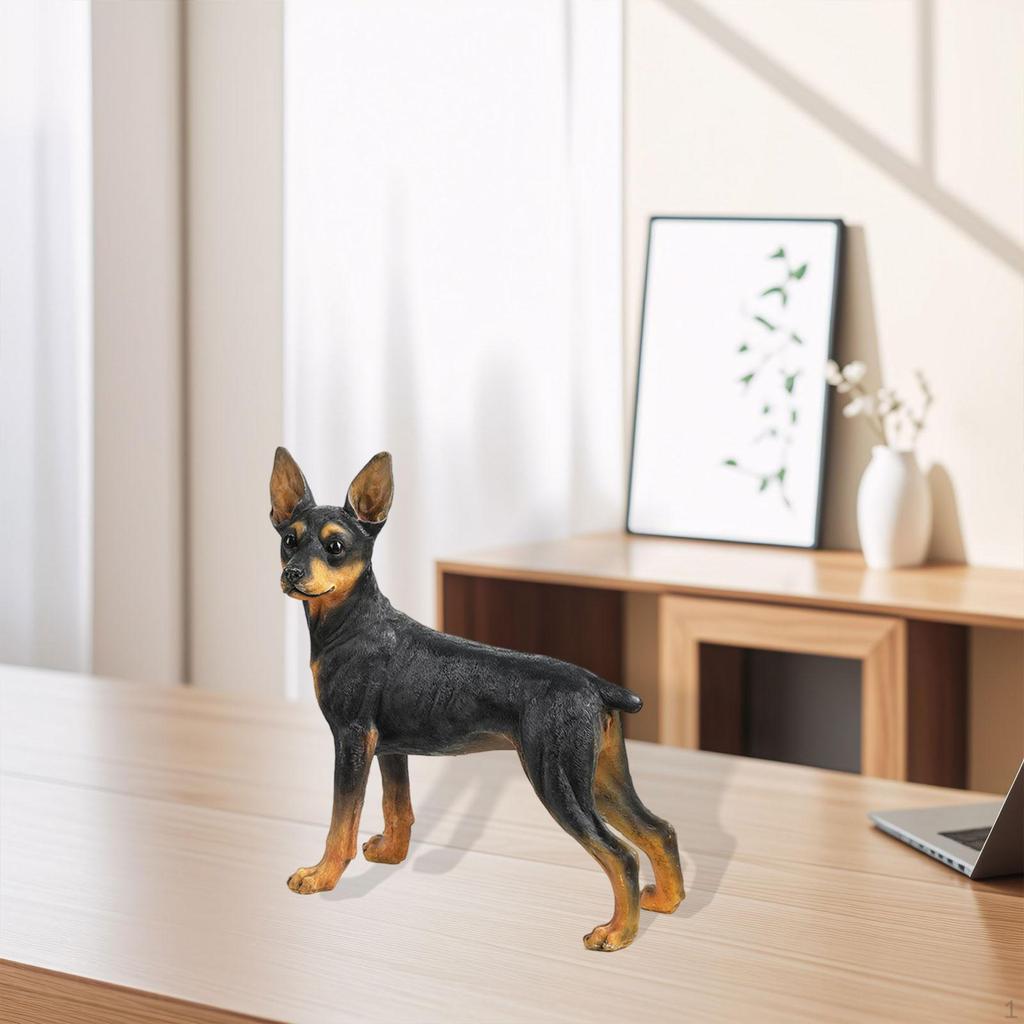 Коллекция украшений из смолы в виде статуэтки собаки для внутреннего оформления гостиной офиса