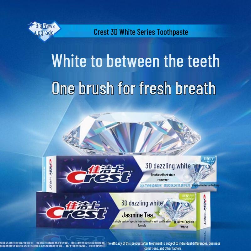Crest 3D White Dual Action Whitening Toothpaste