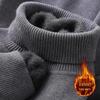 Men's W.xuan Fleece-Lined Turtleneck Sweater