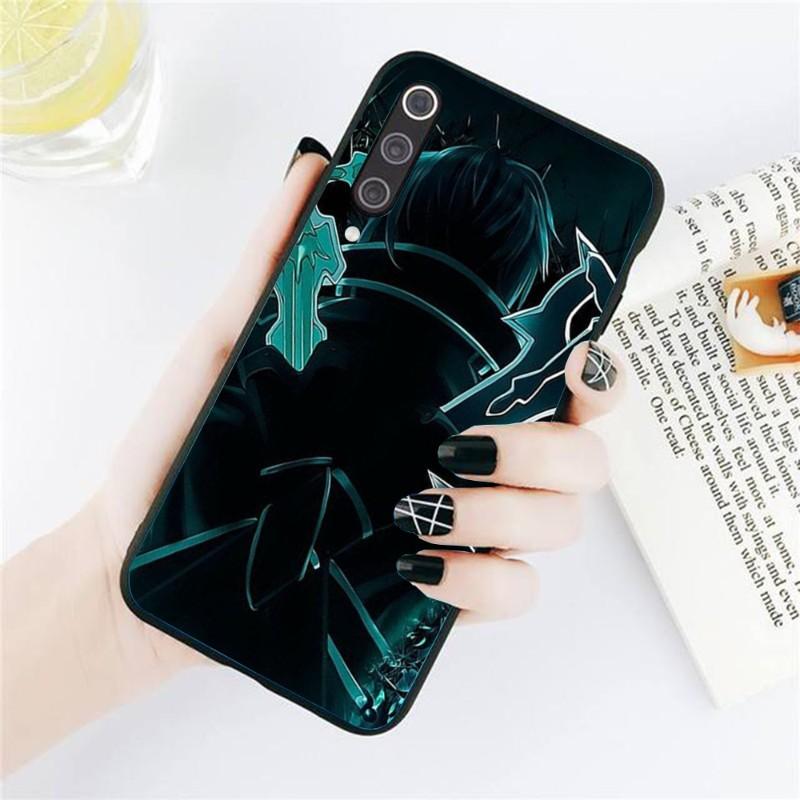 Чехол для телефона Sword Art Online SAO для Xiaomi Redmi Note 11 10 9T 8 7 Pro Redmi 9 9A 9C 8 7 6, мягкий черный чехол для телефона