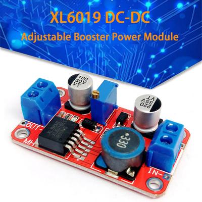 XL6019 5A Модуль питания регулятора напряжения постоянного тока высокой мощности в постоянный, регулируемый повышающий преобразователь от 3-35 В до 5-40 В