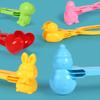 Cute Animal Shaped Snowball Maker Clip Children Outdoor Plastic Winter Snow Sand Mold Tool For Snowball Fight Outdoor Sports Toy