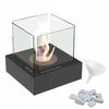 Tabletop Bioethanol Fireplace TANGO3 Black with Decorative Stones Set