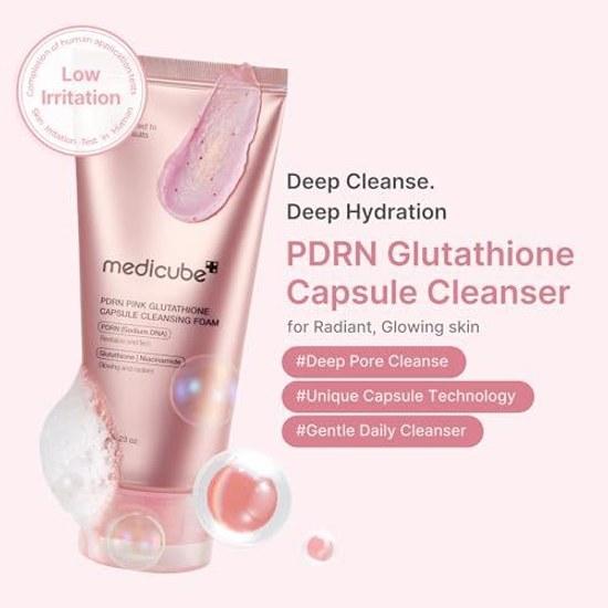 Очищающая пенка Medikube PDRN Pink Capsule