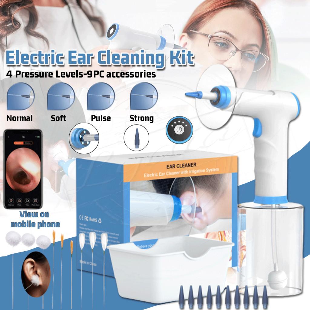 4 Pressure Mode Electric Ear Wax Removal Kit Multifunctional Electric Ear Cleaner Household Portable Ear Infection Cleaning Tool