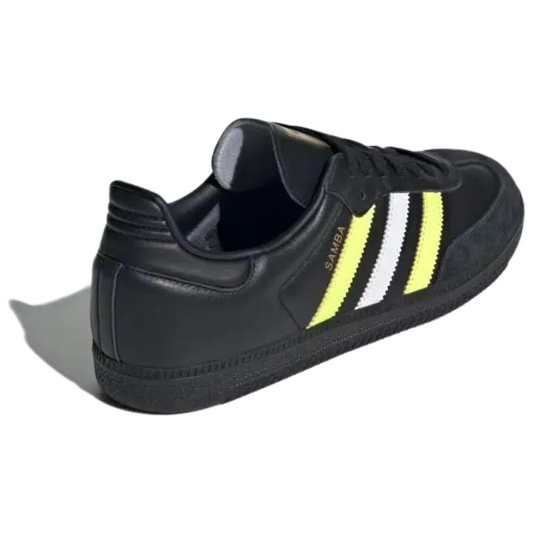 Adidas Samba OG Black Solar Yellow Unisex Sneakers Core-Black Matte-Gold ID1380