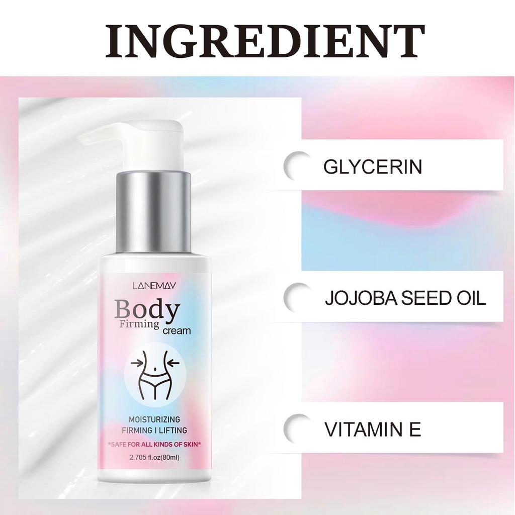 Body Firming Cream-Lifting & Firming Skin With Jojoba Seed Oil-Deep Moisturizing Skin-Suitable For All Skin Types, 80ml