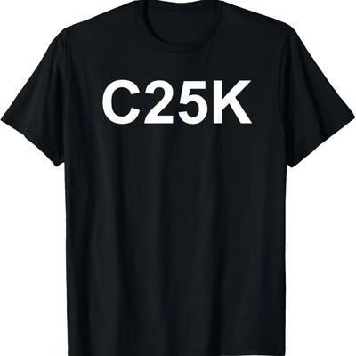C25K Couch To 5K Футболка для любителей бега