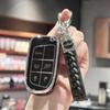 Девчачий чехол для брелока с брелоком для Fiat Для Jeep Grand Cherokee Renegade Wrangler Patriot Grand Commander, Розовый