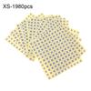 500/1980pcs Paper Self-Adhesive Size Labels for Clothing Garment Shoes Size Sticker Tags Sticker Size Label XS/S/M/L/XL Size
