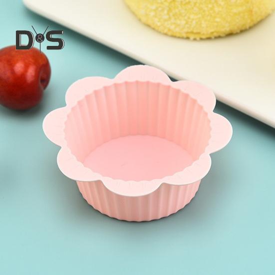 10/20 шт. силиконовые формочки для выпечки, утолщенные антипригарные формы для кексов, тартов, нестандартных форм, пригодные для использования в духовке/морозильной камере/посудомоечной машине, для заварного пудинга