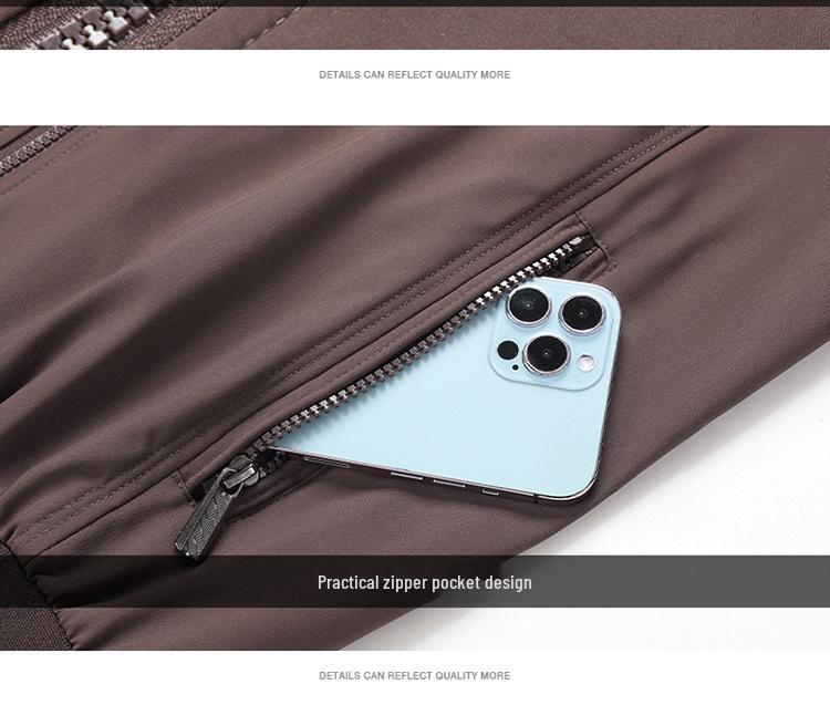 Мужская повседневная легкая однотонная куртка, весна и осень, доступен большой размер