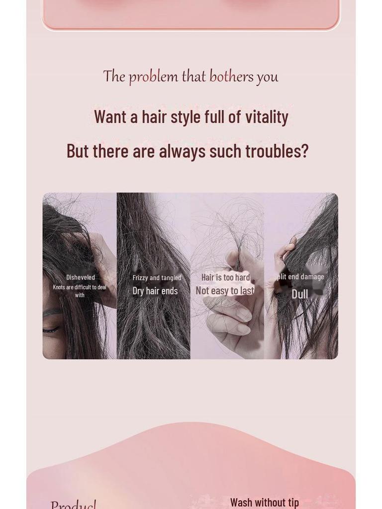 Портативный беспроводной мини-выпрямитель для волос с зарядкой через USB