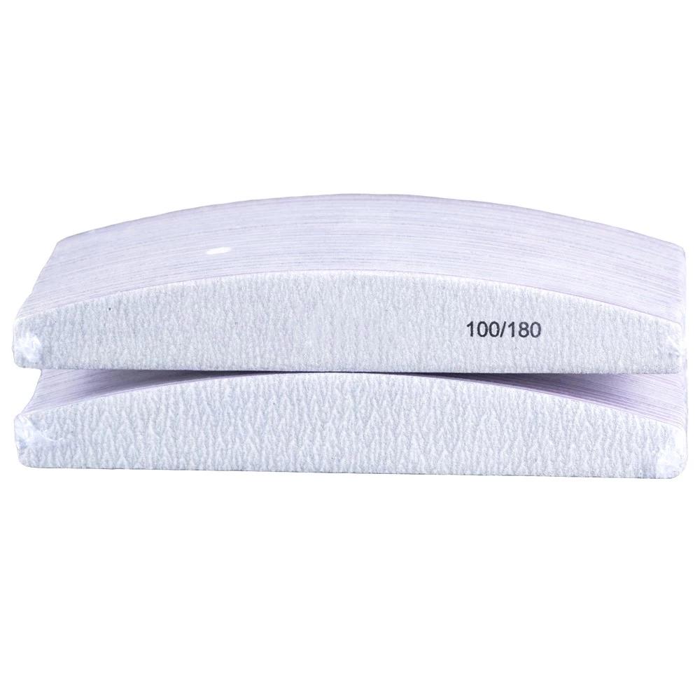 Пилка для ногтей Баф Двусторонняя пилка-баф 100/180 Триммер Лайм Баф Акриловая пилка для ногтей Инструменты для нейл-арта