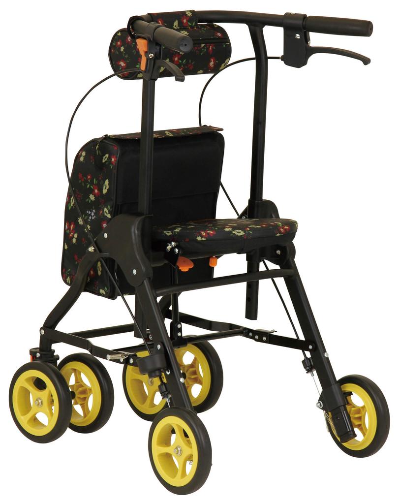 Kowa Seisakusho Silver Car SIMD03 Круглый цветок Черный средний тип