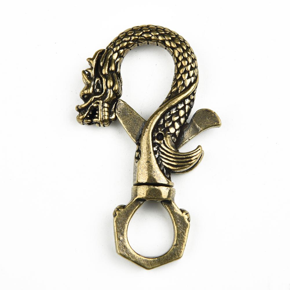 Dragon Figurine Miniature Statue Keychain Ornament Home Indoor Household