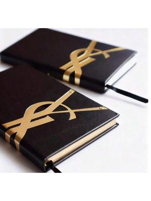 Блокнот YSL, премиальный черный, идеально подходит для заметок, подходит для учебы, работы и школьного использования.