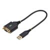 - StarTech.Com - StarTech.Com 1ft/30cm USB To Null Modem Serial Adapter Cable, FTDI, RS232 - Câble USB / Série - USB (M) Pour DB-9