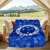 1PC Cruzeiro Esporte Clube Crest Printed Soft Flannel Blanket Throw for Adult Bedroom Living Room Sofa Camping Travel Fan gifts Christmas Gifts
