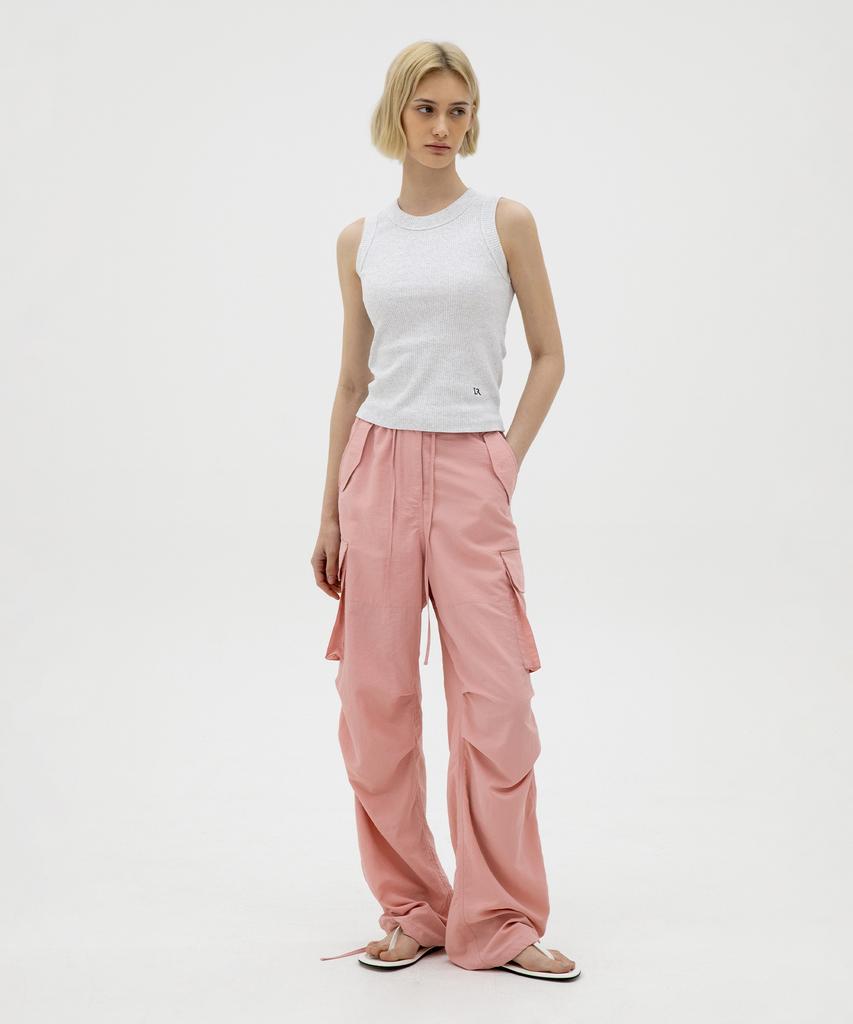 Брюки-карго Leuba Comfort String - Пыльно-розовые