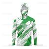 Outdoor sunscreen clothing, ice silk long-sleeved fishing clothing, quick-drying breathable hoodie, face towel, integrated mosquito-proof clothing