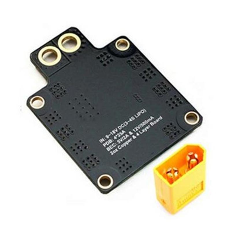 Плата распределения питания PDB XT60 BEC 5В и 12В для RC вертолета, квадрокоптера, мультикоптера, дрона